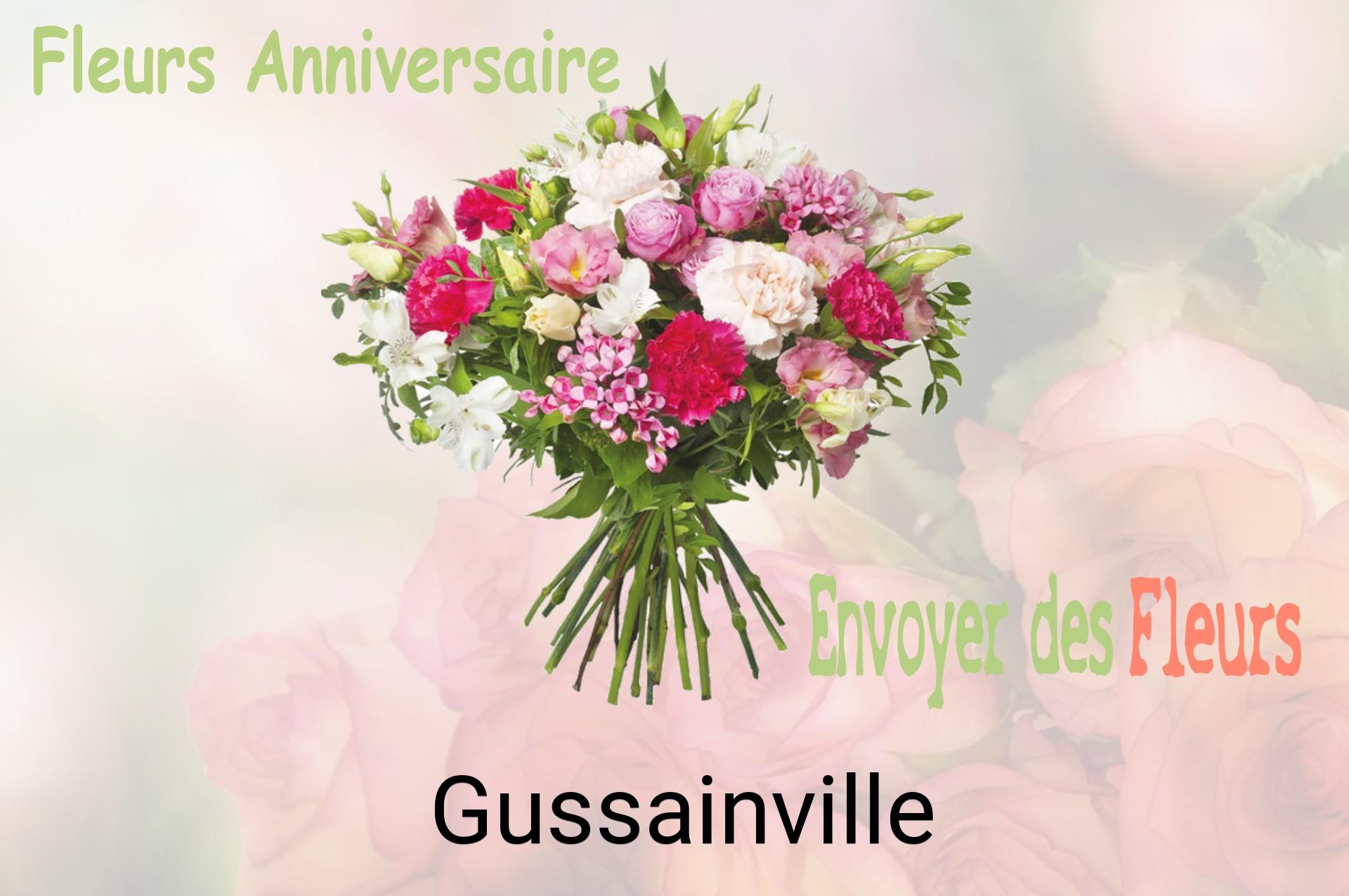 Bouquet de fleurs d’anniversaire livré à Gussainville