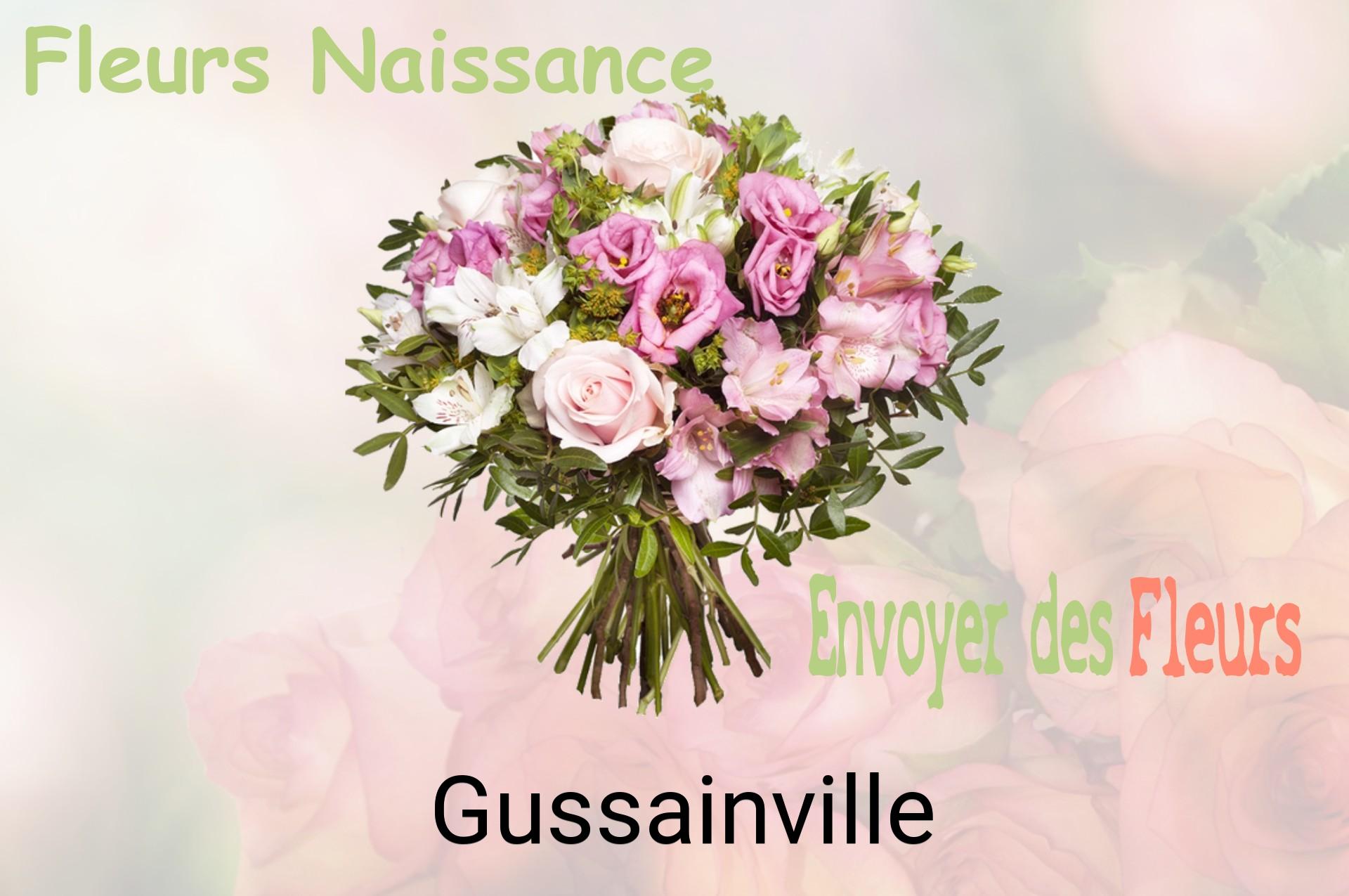 Bouquet de fleurs de naissance livré à Gussainville